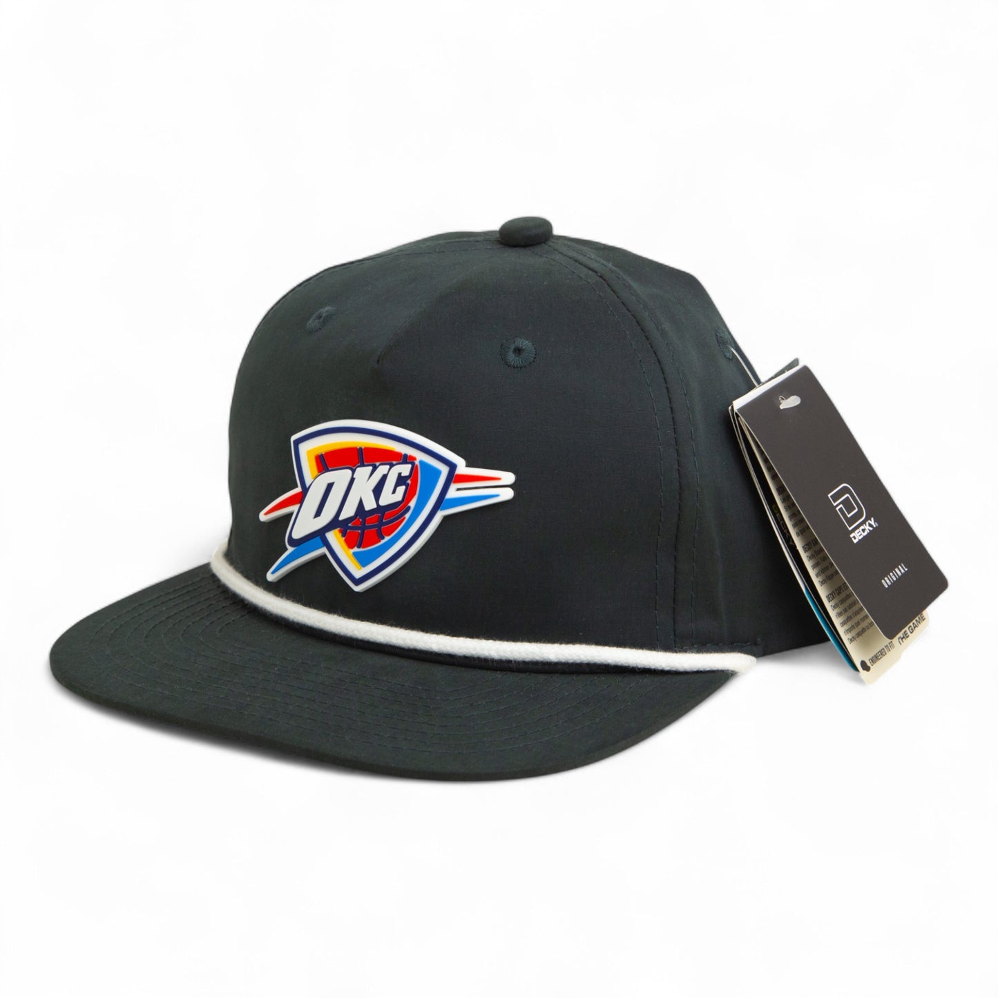 Oklahoma City Thunder 3D Classic Rope Hat- Charcoal/ White