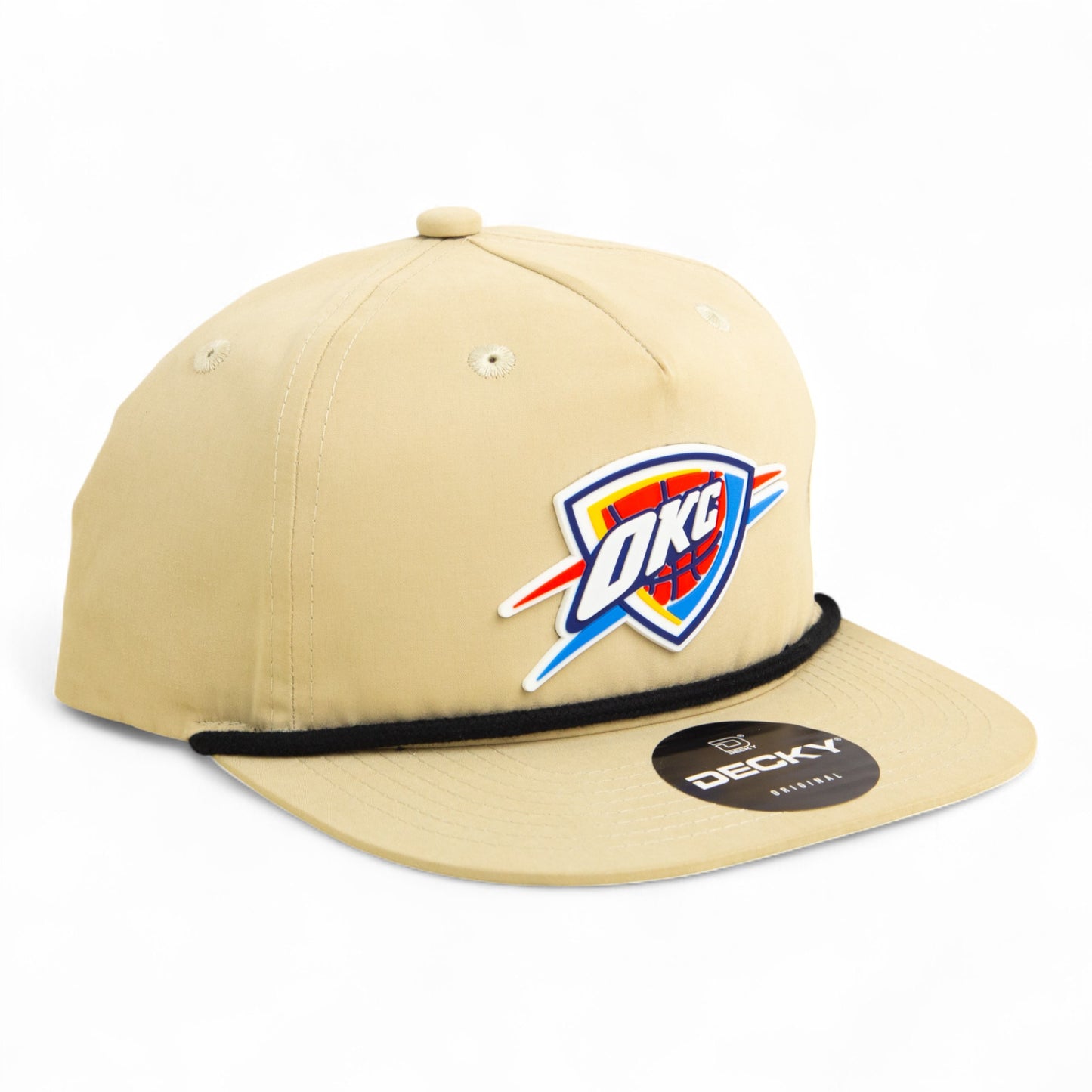 Oklahoma City Thunder 3D Classic Rope Hat- Birch/ Black