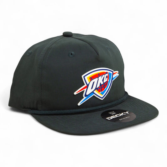 Oklahoma City Thunder 3D Classic Rope Hat- Charcoal