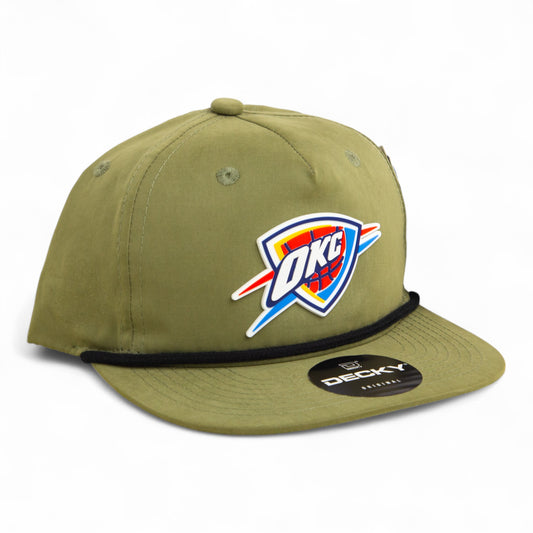 Oklahoma City Thunder 3D Classic Rope Hat- Loden/ Black