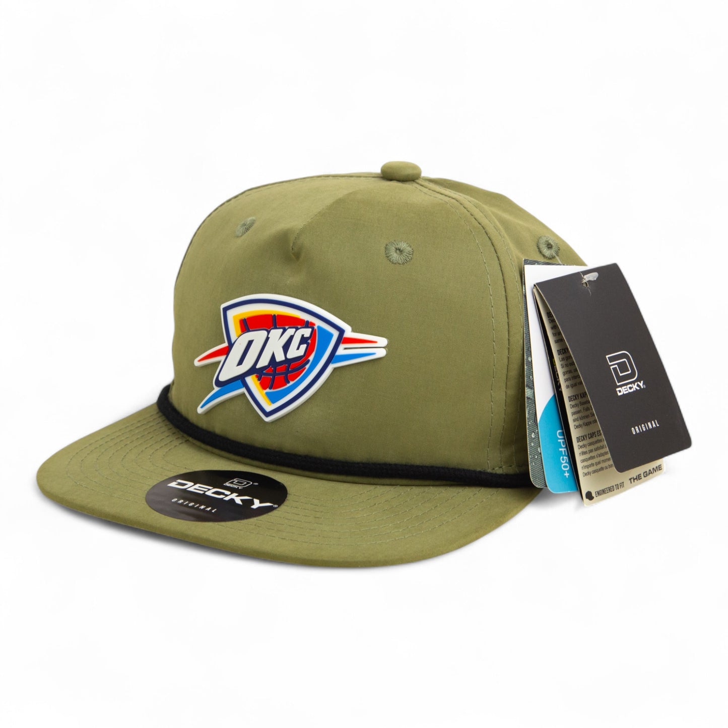 Oklahoma City Thunder 3D Classic Rope Hat- Loden/ Black