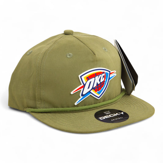 Oklahoma City Thunder 3D Classic Rope Hat- Loden