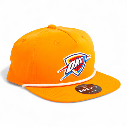 Oklahoma City Thunder 3D Classic Rope Hat- Orange/ White