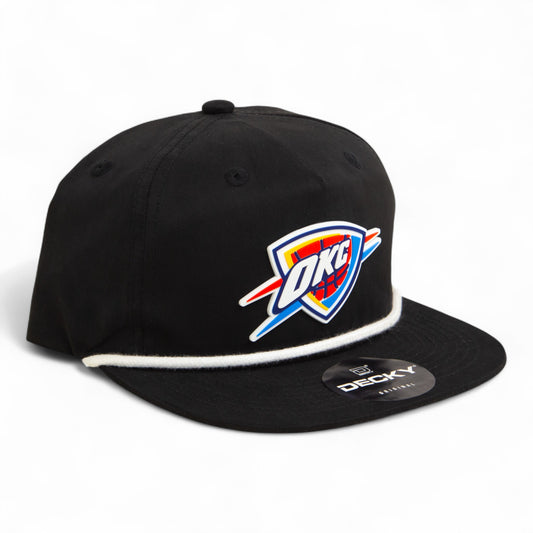 Oklahoma City Thunder 3D Classic Rope Hat- Black/ White