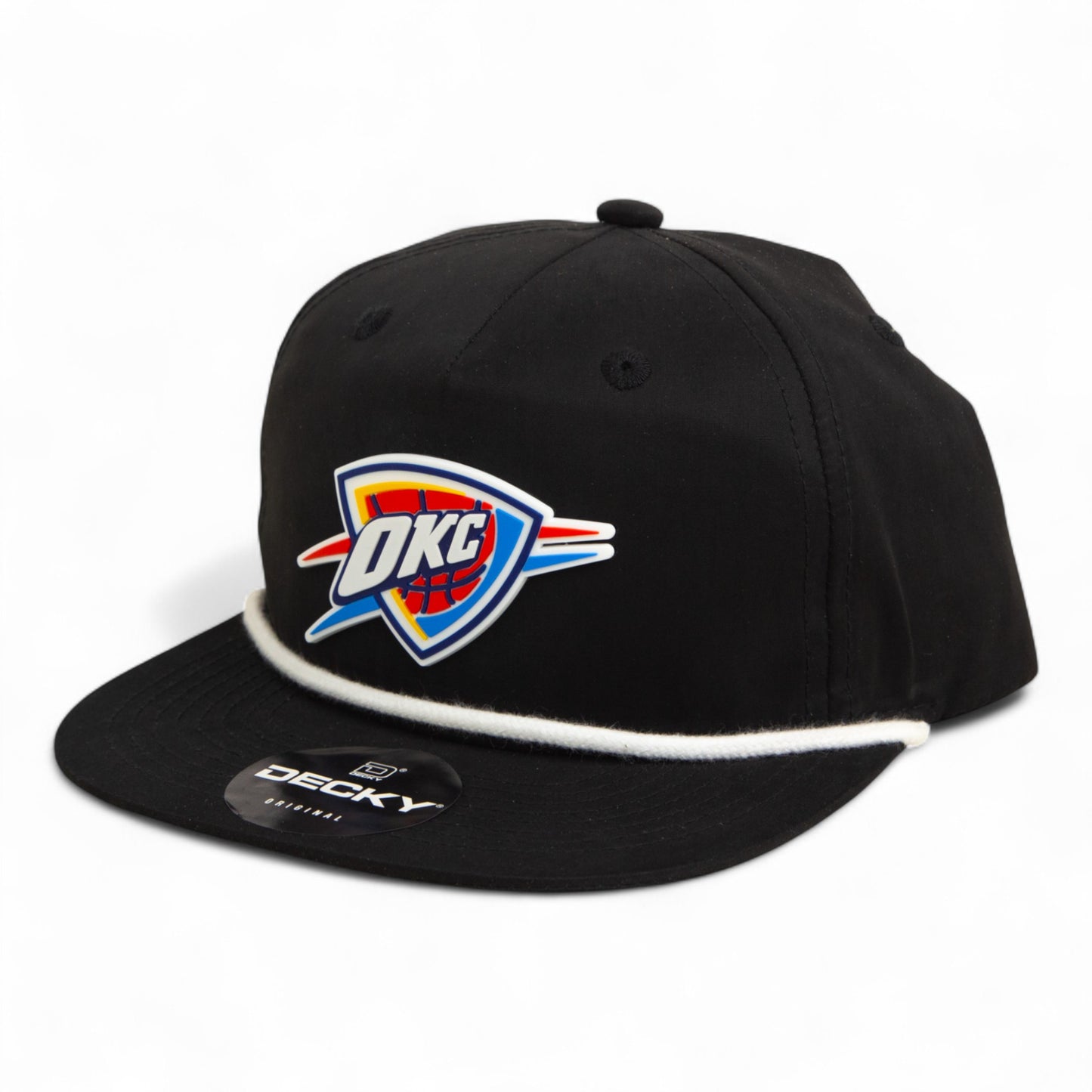 Oklahoma City Thunder 3D Classic Rope Hat- Black/ White