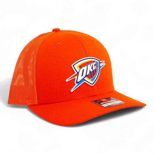 Oklahoma City Thunder Snapback Trucker Hat- Orange