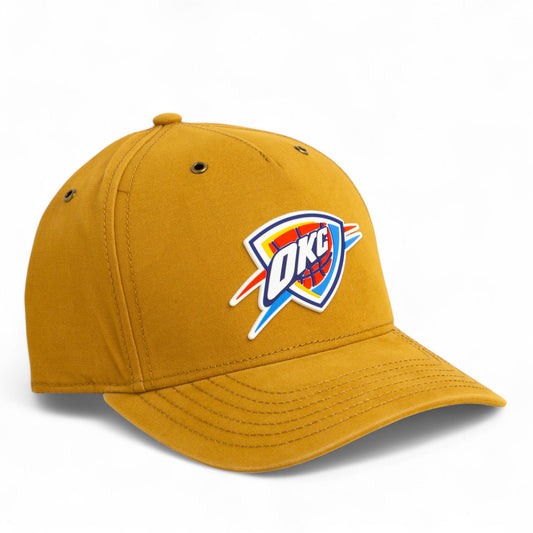 Oklahoma City Thunder 3D Snapback Canvas Hat- Wheat