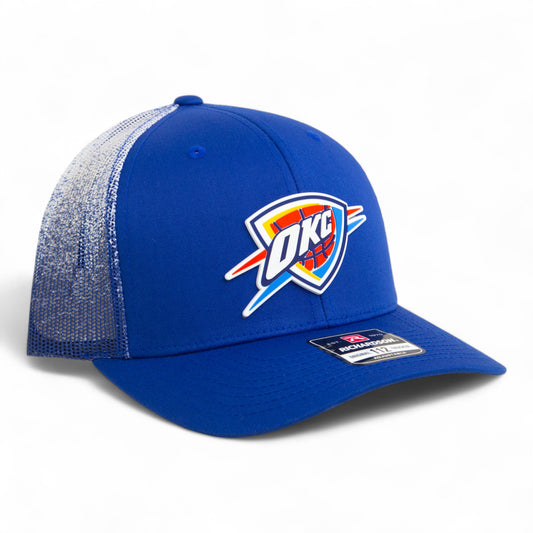 Oklahoma City Thunder Snapback Trucker Hat- Royal Fade