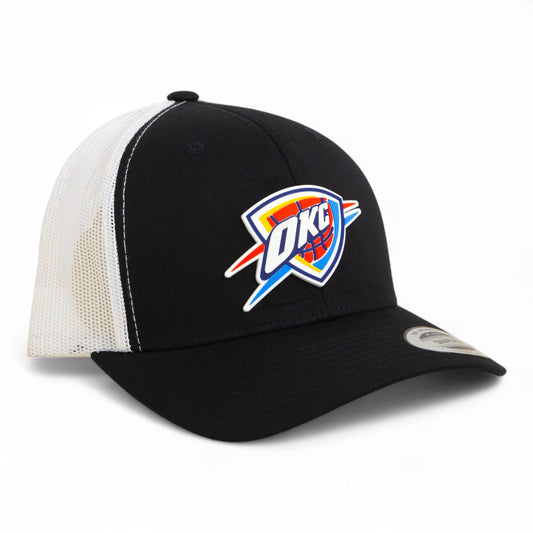 Oklahoma City Thunder 3D YP Snapback Trucker Hat- Black/ White