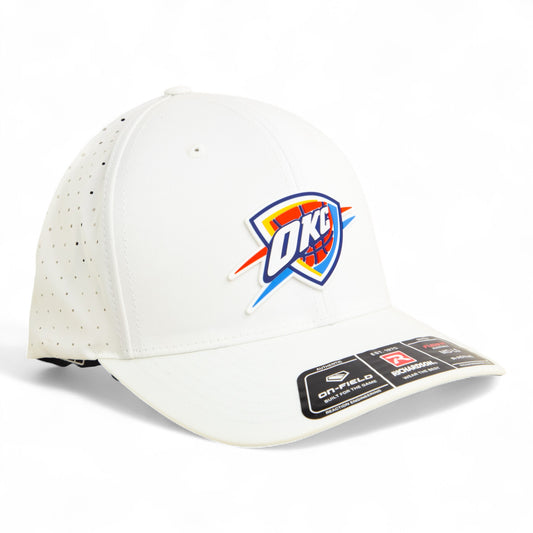 Oklahoma City Thunder 3D Laser Perf R-Flex Cap- White
