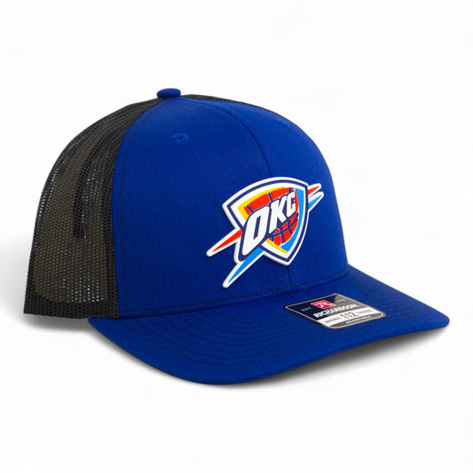 Oklahoma City Thunder Snapback Trucker Hat- Royal/ Black