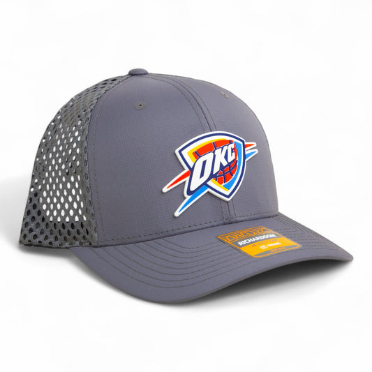 Oklahoma City Thunder 3D Snapback Tilikum Trucker Hat- Charcoal