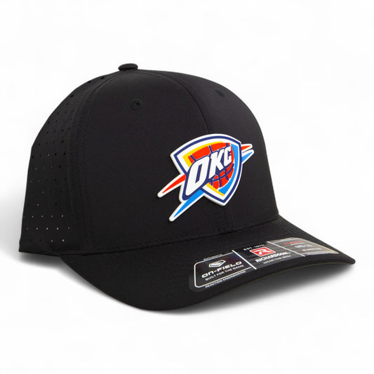 Oklahoma City Thunder 3D Laser Perf R-Flex Cap- Black