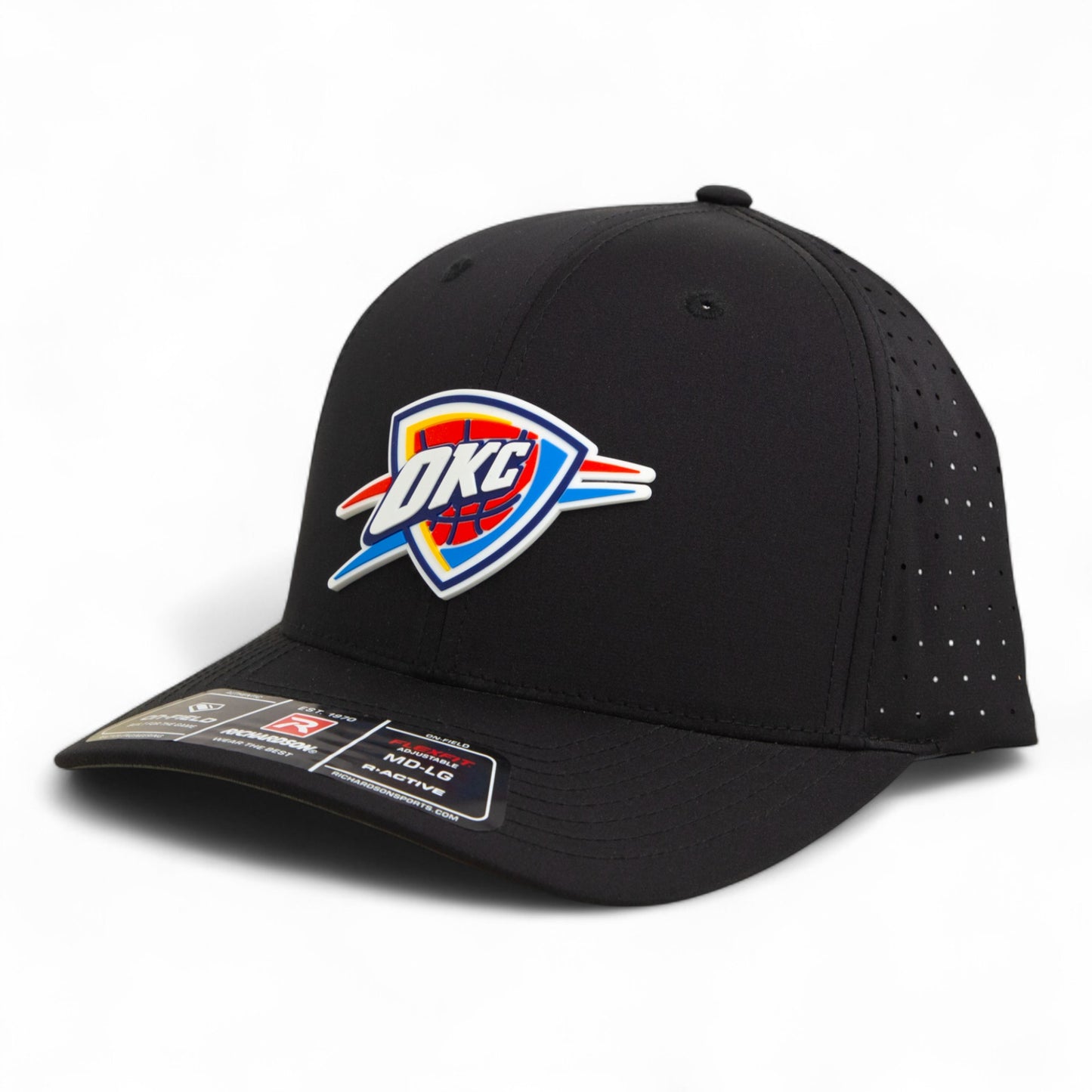 Oklahoma City Thunder 3D Laser Perf R-Flex Cap- Black