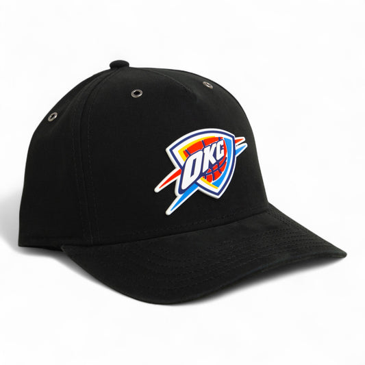 Oklahoma City Thunder 3D Snapback Canvas Hat- Black
