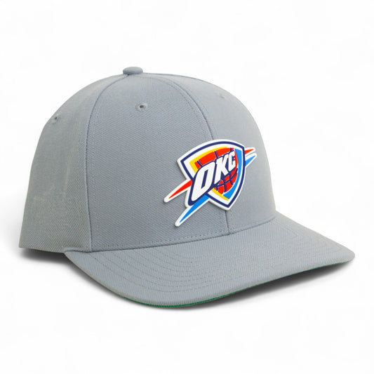 Oklahoma City Thunder 3D Snapback Surge Trucker Hat- Grey