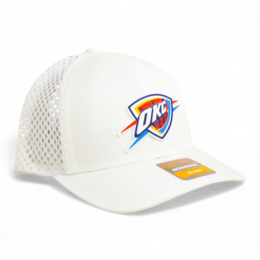 Oklahoma City Thunder 3D Snapback Tilikum Trucker Hat- White