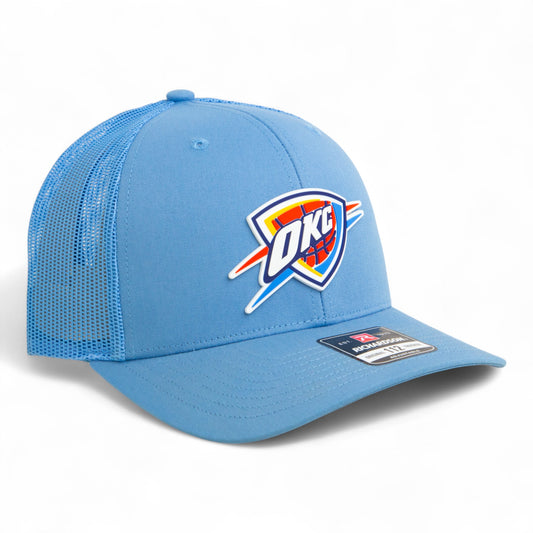 Oklahoma City Thunder Snapback Trucker Hat- Columbia Blue