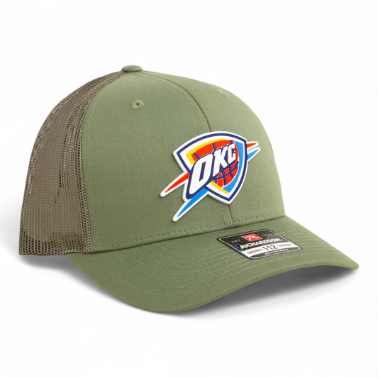 Oklahoma City Thunder Snapback Trucker Hat- Loden