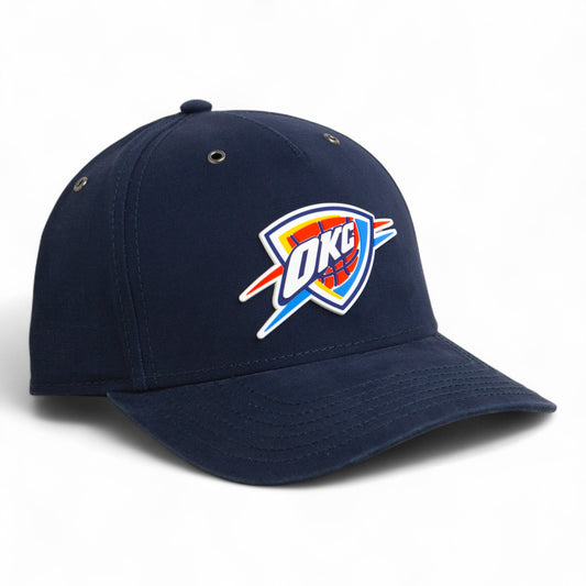 Oklahoma City Thunder 3D Snapback Canvas Hat- Navy