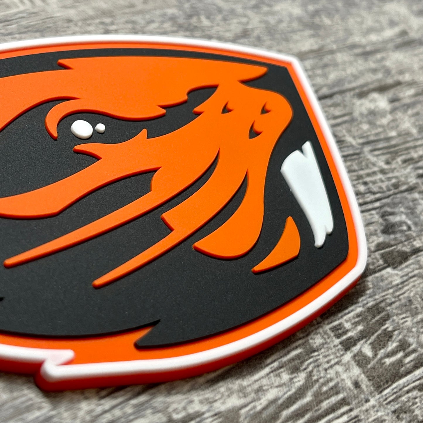Oregon State Beavers 3D YP Snapback Flat Bill Trucker Hat- Heather Grey/ Black