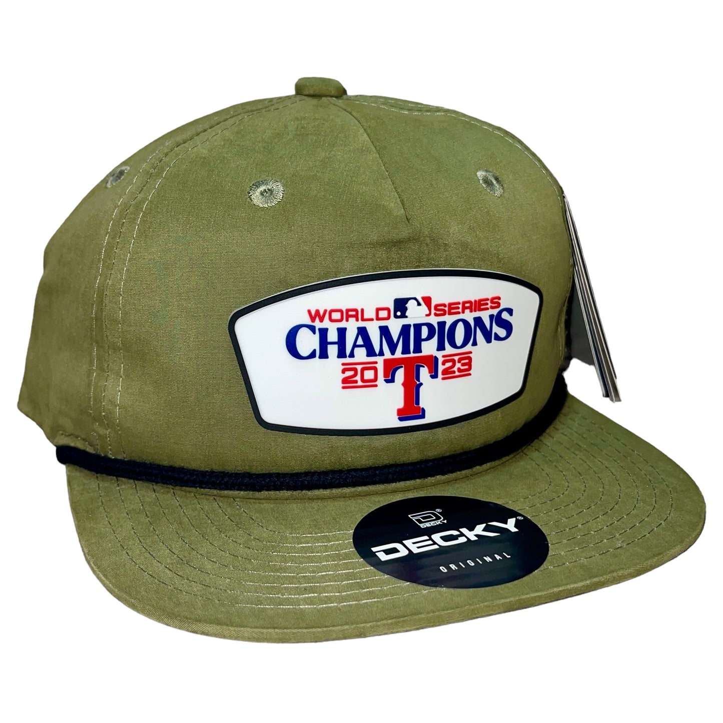 Texas Rangers 2023 World Series Champions 3D Classic Rope Hat- Loden/ Black