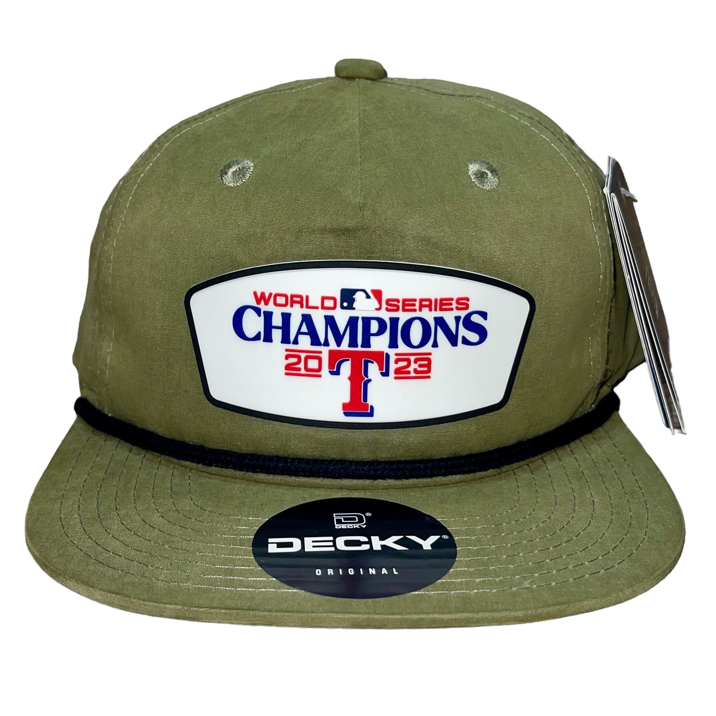 Texas Rangers 2023 World Series Champions 3D Classic Rope Hat- Loden/ Black