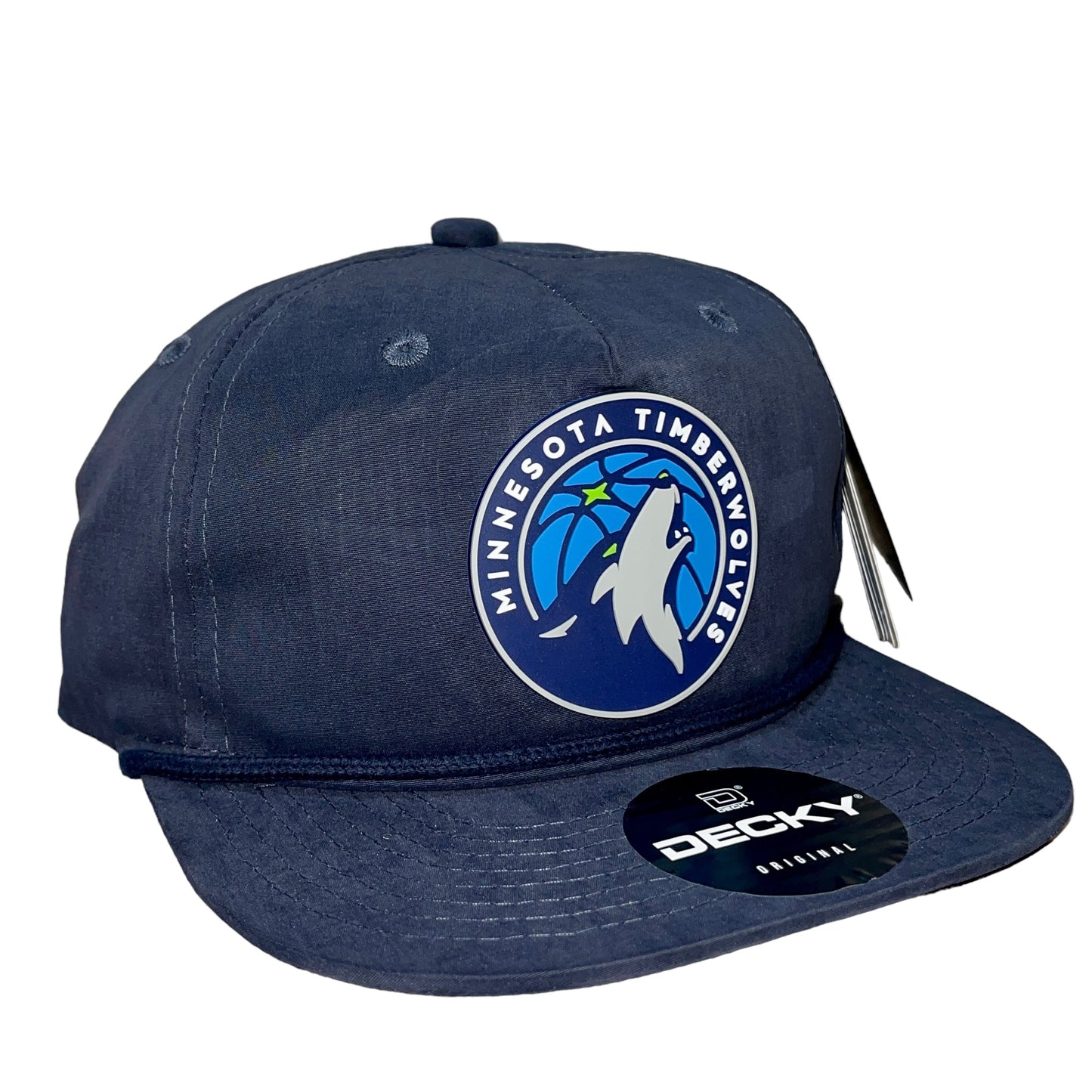 Minnesota Timberwolves 3D Classic Rope Hat- Navy - Ten Gallon Hat Co.