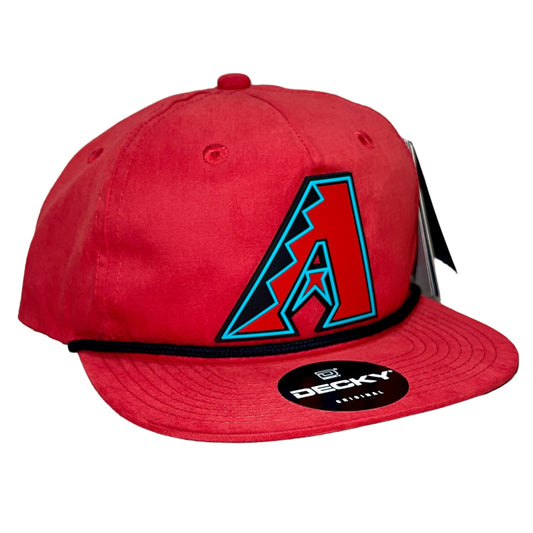 Arizona Diamondbacks 3D Classic Rope Hat- Red/ White - Ten Gallon Hat Co.