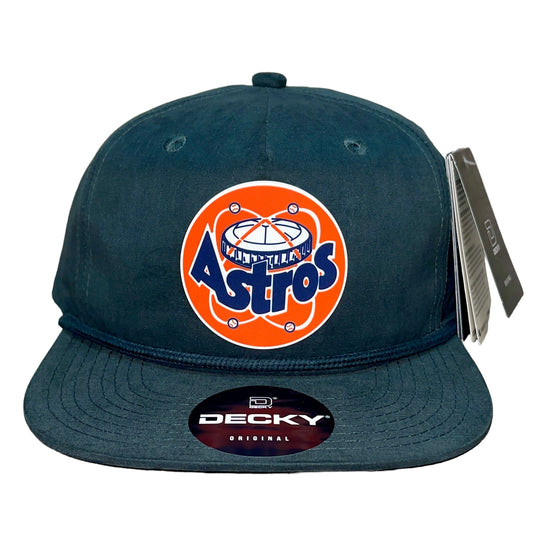 Houston Astros Retro 3D Classic Rope Hat- Charcoal