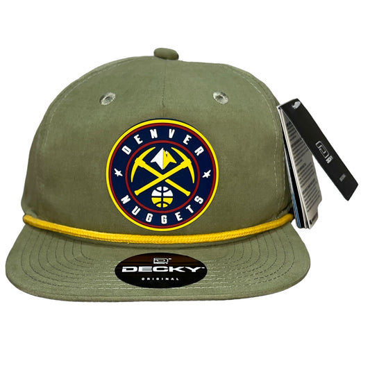Denver Nuggets 3D Classic Rope Hat- Loden/ Amber - Ten Gallon Hat Co.