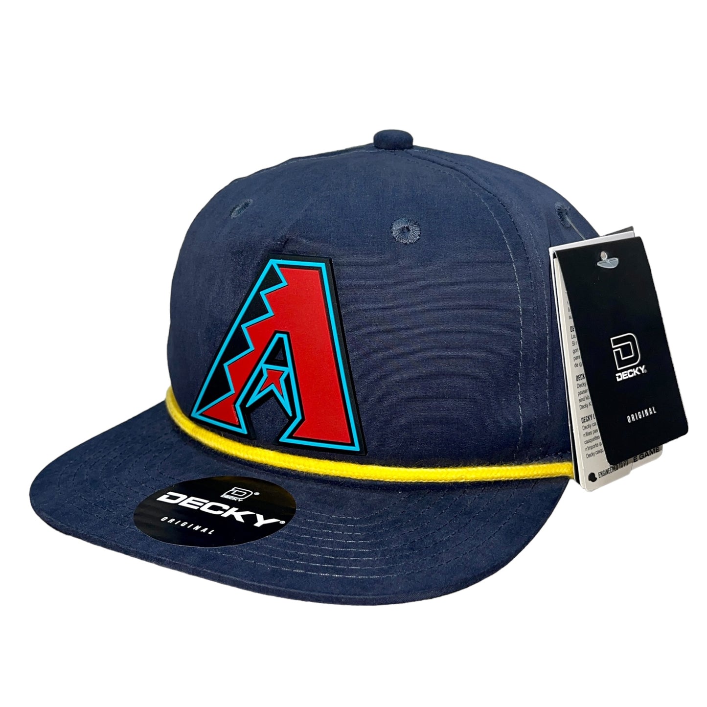 Arizona Diamondbacks 3D Classic Rope Hat- Navy/ Gold - Ten Gallon Hat Co.