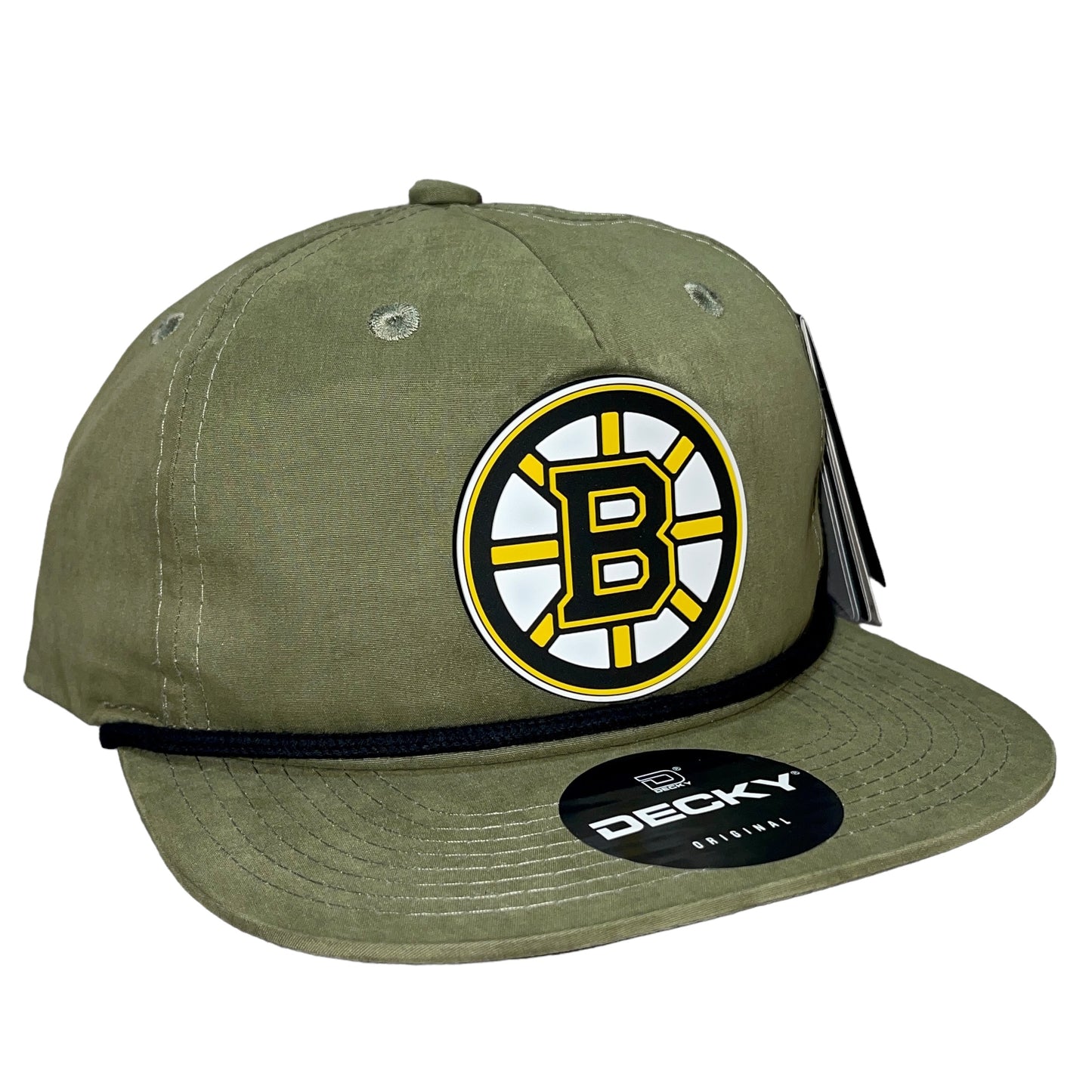 Boston Bruins 3D Classic Rope Hat- Loden/ Black - Ten Gallon Hat Co.