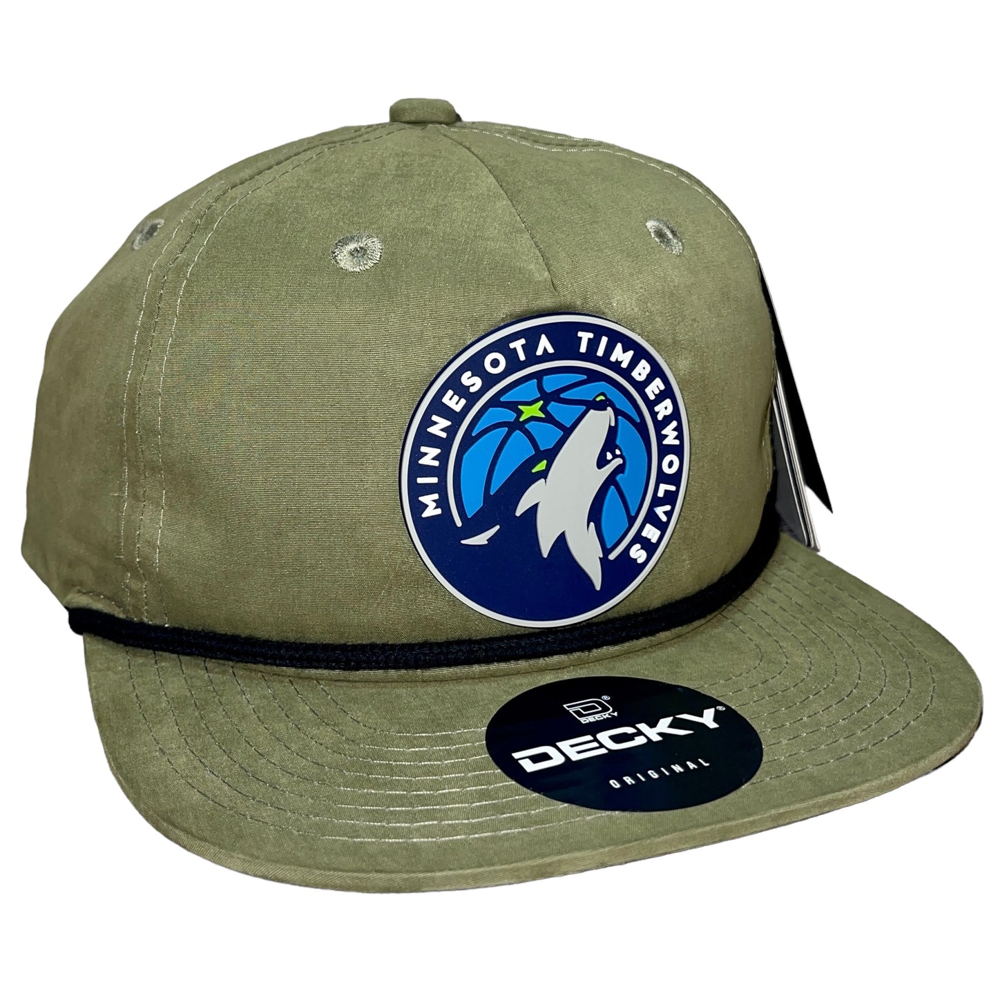 Minnesota Timberwolves 3D Classic Rope Hat- Loden/ Black - Ten Gallon Hat Co.