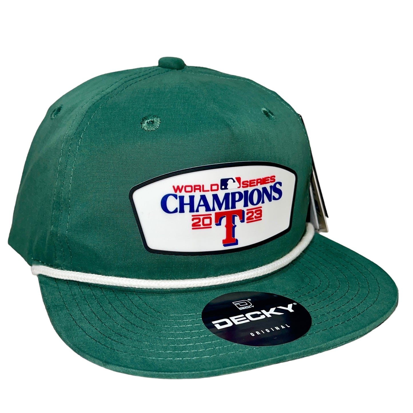 Texas Rangers 2023 World Series Champions 3D Classic Rope Hat- Forest/ White