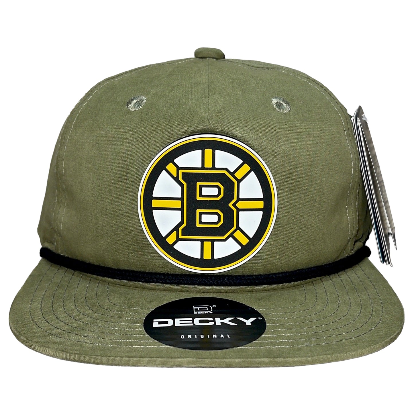 Boston Bruins 3D Classic Rope Hat- Loden/ Black - Ten Gallon Hat Co.
