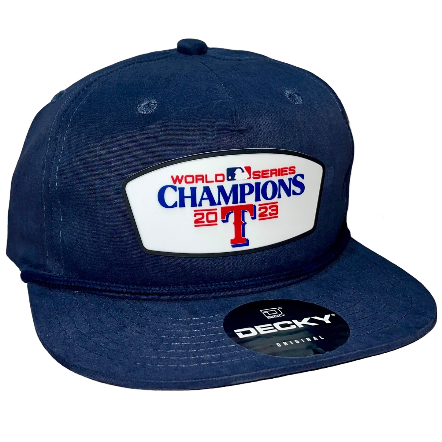Texas Rangers 2023 World Series Champions 3D Classic Rope Hat- Navy/ White