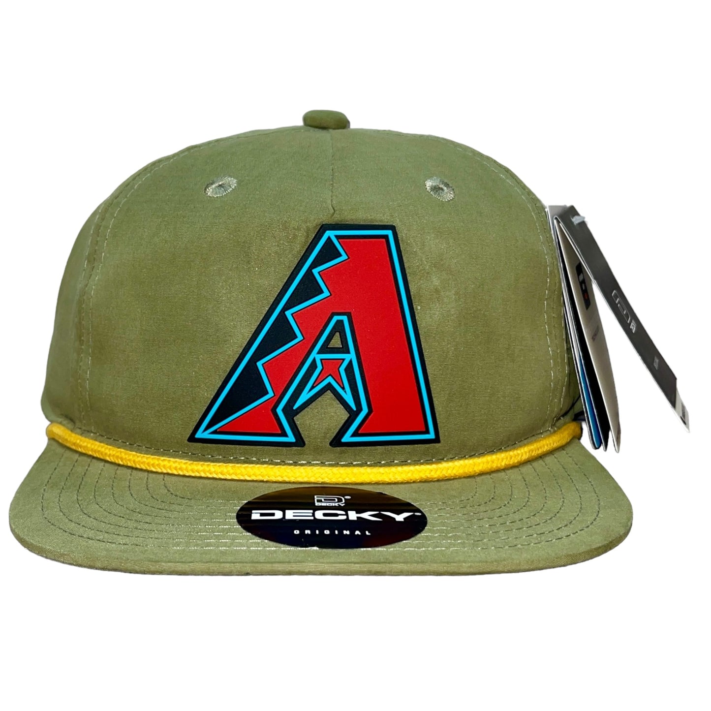 Arizona Diamondbacks 3D Classic Rope Hat- Loden/ Amber - Ten Gallon Hat Co.