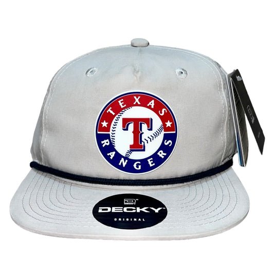 Texas Rangers 3D Classic Rope Hat- Grey/ Charcoal