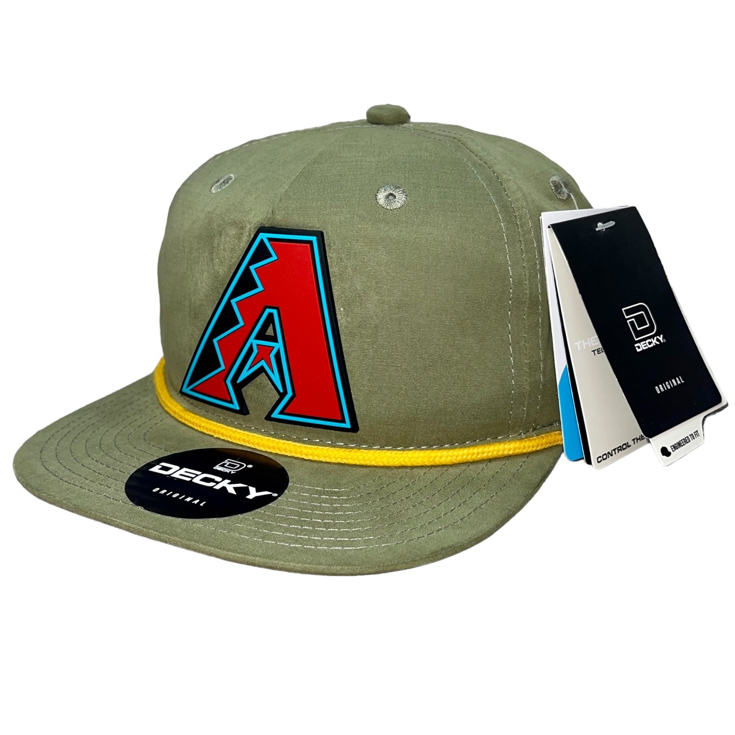 Arizona Diamondbacks 3D Classic Rope Hat- Loden/ Amber - Ten Gallon Hat Co.