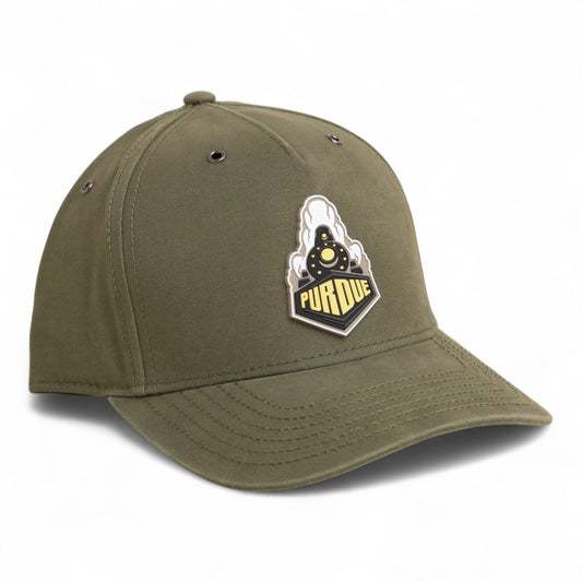 Purdue Boilermaker Special 3D Snapback Canvas Hat- Olive