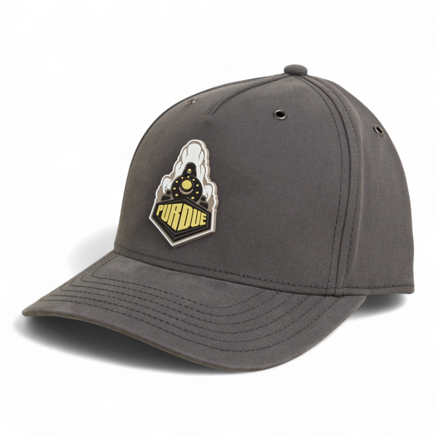 Purdue Boilermaker Special 3D Snapback Canvas Hat- Charcoal
