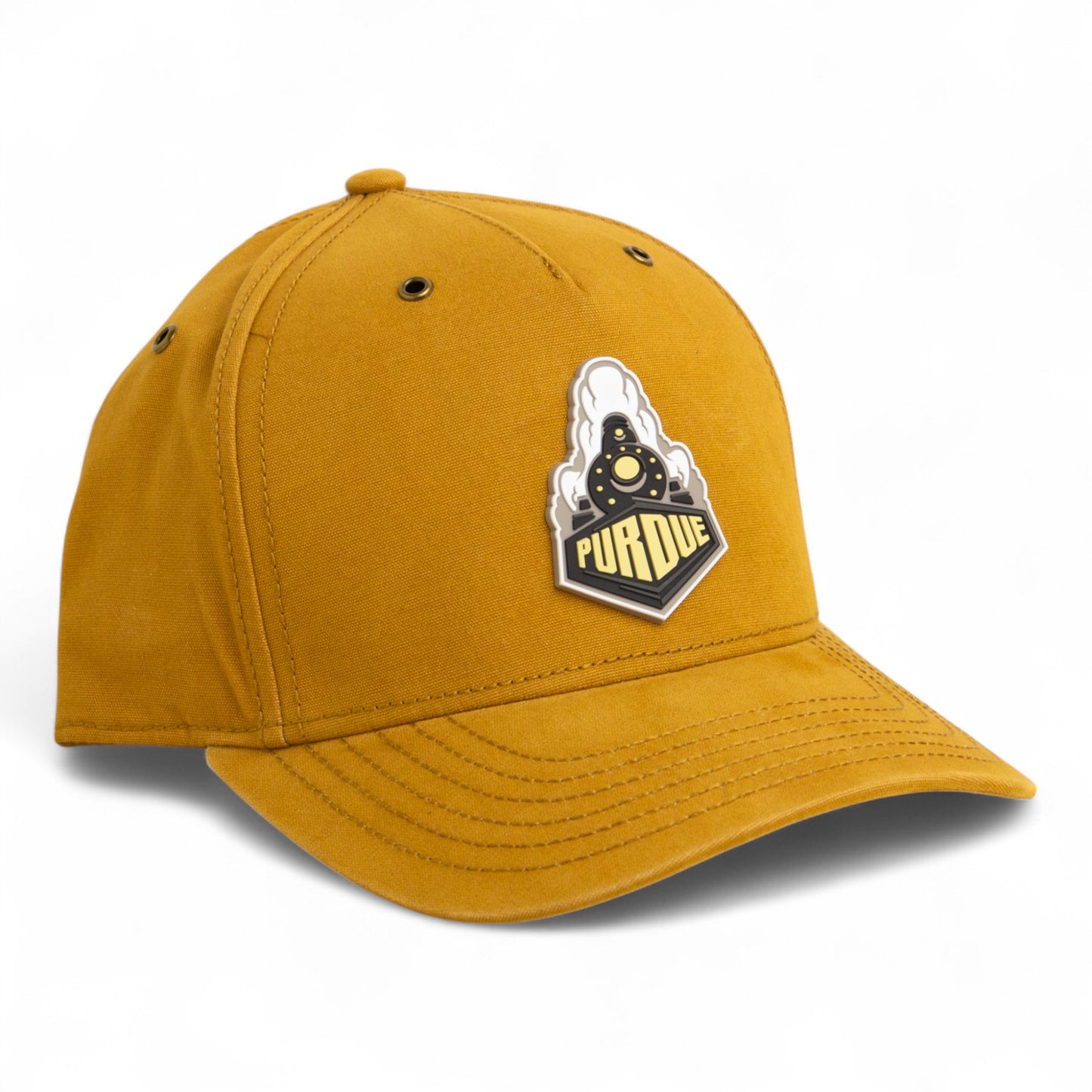 Purdue Boilermaker Special 3D Snapback Canvas Hat- Wheat