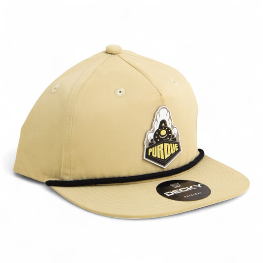 Purdue Boilermaker Special 3D Classic Rope Hat- Birch/ Black