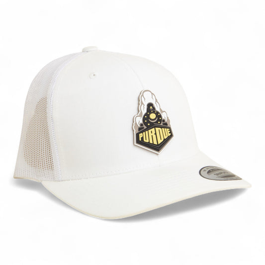 Purdue Boilermaker Special 3D YP Snapback Trucker Hat- White