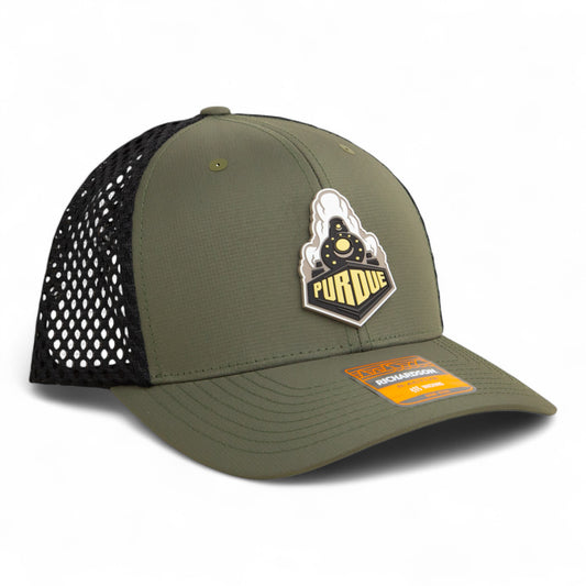Purdue Boilermaker Special 3D Snapback Tilikum Trucker Hat- Loden/ Black