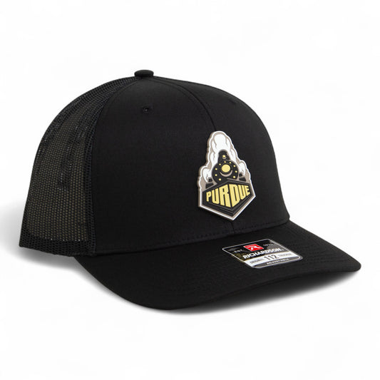Purdue Boilermaker Special 3D Snapback Trucker Hat- Black