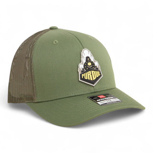 Purdue Boilermaker Special 3D Snapback Trucker Hat- Loden