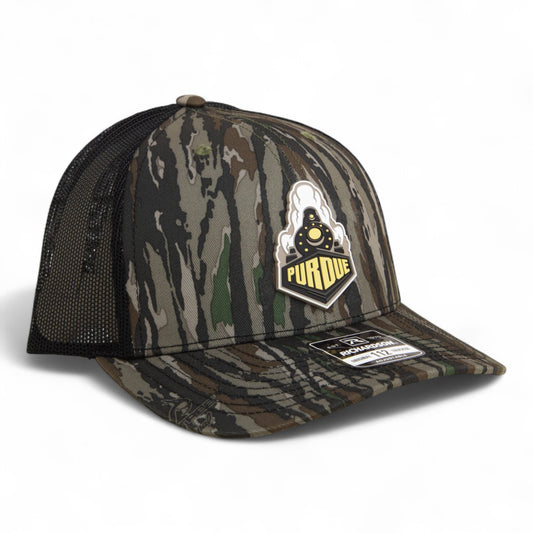 Purdue Boilermaker Special 3D Snapback Trucker Hat- Realtree Original/ Black