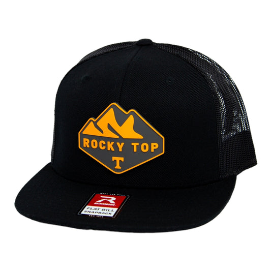 Tennessee Volunteers 2024 Men's College World Series 3D Wool Blend Flat Bill Hat- Black